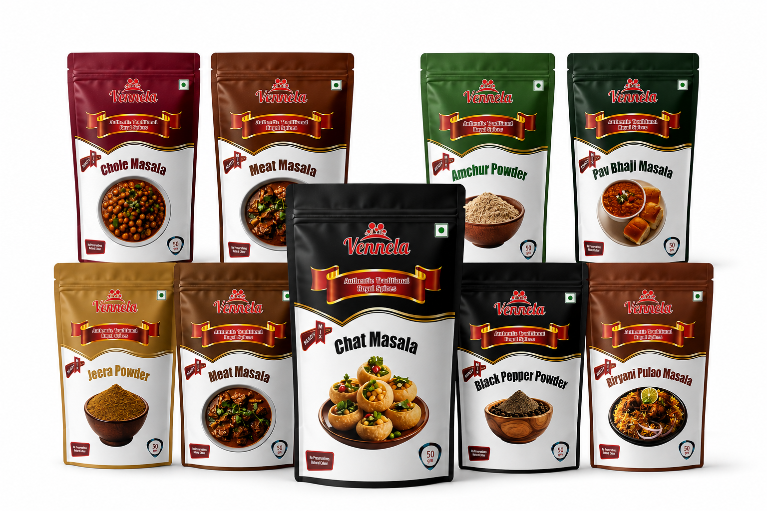 Venela Stand-Up Pouches Range